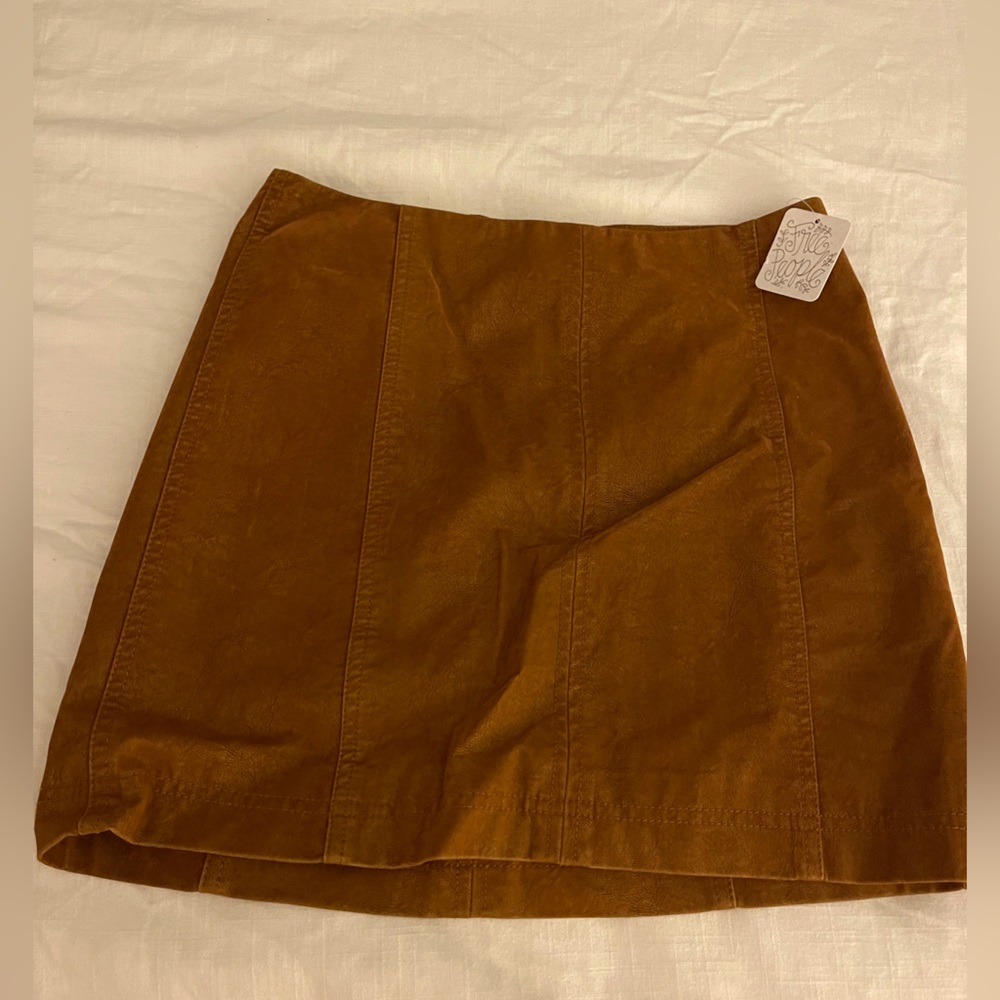 Free People New size 8 lined mini skirt